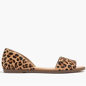 I Crew Leopard Flats
